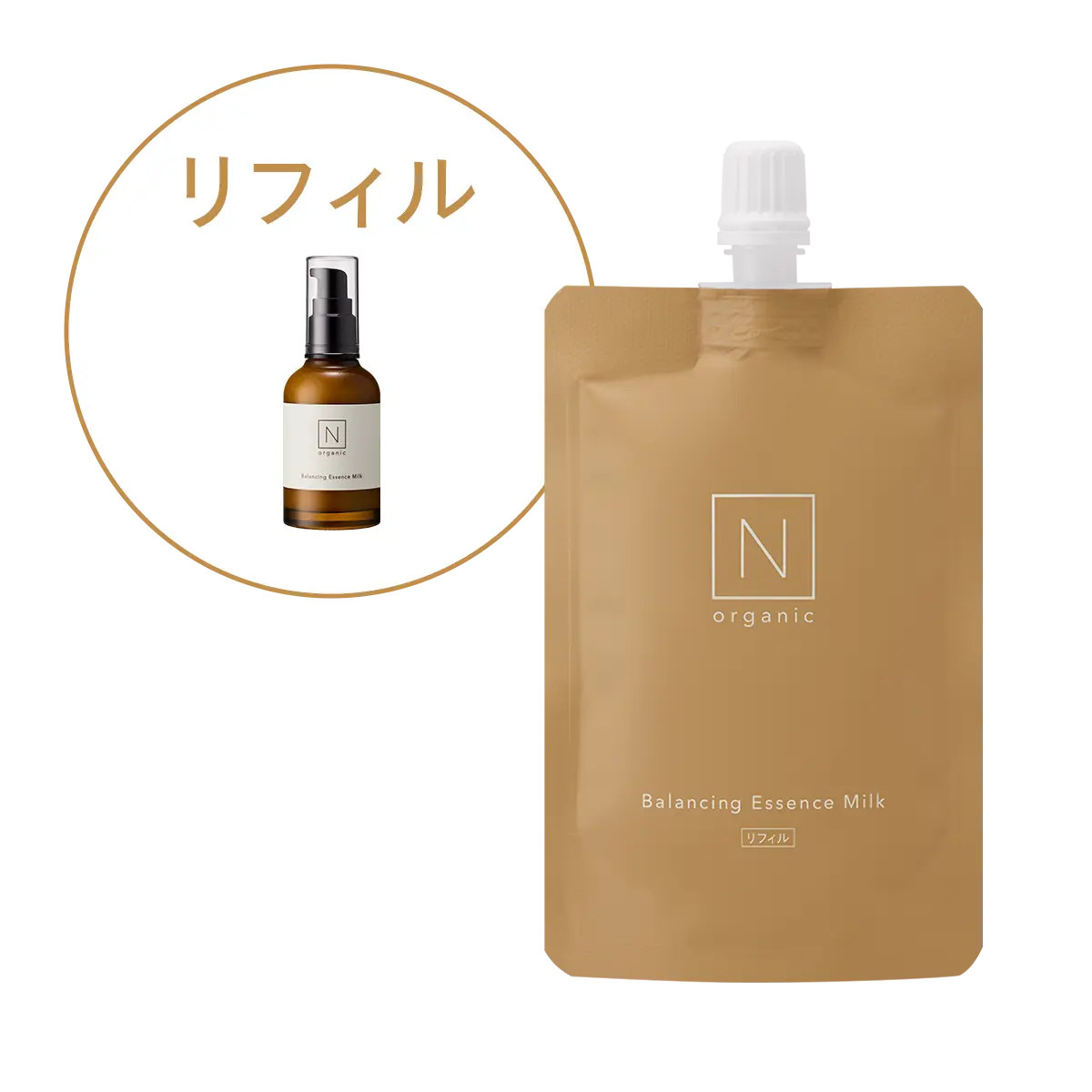 norganicバランシングエッセンスミルク　乳液2本 シロク N organic バランシング エッセンスミルク (60mL) 乳液